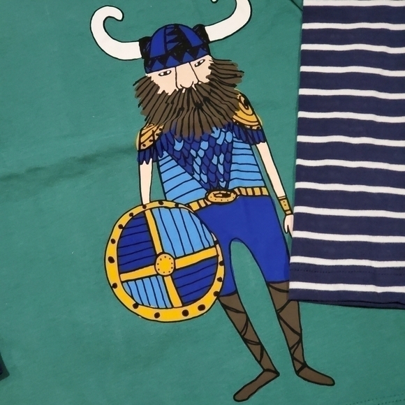 Hanna Andersson Viking Top Organic Cotton Long-Sleeve Top Size 8 (130 cm) - Picture 9 of 12